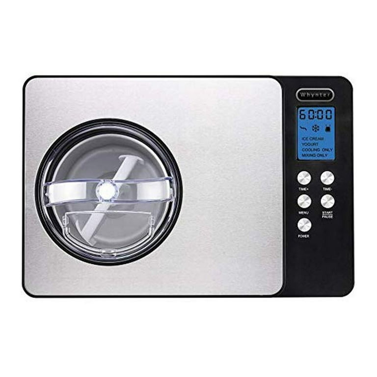 Free Shipping Whynter 2 Quart Capacity Ice Cream Maker Yogurt Incubator Stainless Steel Bowl Walmart