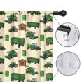 thumbnail image 4 of Blackout Kids Curtains,Cartoon Tractors Barns Beige Pattern Childrens Insulated Curtains Set Of 2,Bedroom Essentials,Toddler Room Decor 42"x54", 4 of 5