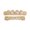High-quality gold-plated white diamond upper and lower teeth set, variant on European and American rap gold grillz, cross-border Christmas hot-selling teethgrills, fake grillz, decorative accessories for men and women