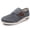 Gray, variant on YOURDIARY Men's Wide Width Casual Walking Shoes, Adjustable Hook & Loop Lightweight Breathable Mesh Non Slip Air Cushion Sneakers, Dark Blue 8.5