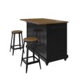 thumbnail image 1 of Dorel Living Kelsey Kitchen Island with 2 Stools, 1 of 9