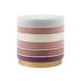 thumbnail image 4 of Nicole Miller New York Zerona Velvet Ottoman, Blush, 4 of 10