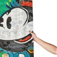 thumbnail image 3 of Cortina de ducha de Mickey Mouse con dibujos animados, cortinas de ducha para baño con 12 ganchos, impermeable, lavable, poliéster, juego de decoración para el baño, 60 x 72 pulgadas, hierro, 3 of 8