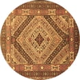 thumbnail image 1 of Ahgly Company Indoor Round Persian Brown Traditional Area Rugs, 8' Round, 1 of 4