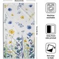 thumbnail image 2 of Dreamtimes Blue Yellow Poppy Floral Hand Towels Watercolor Botanical Leaf Decorative Bathroom Towel Set of 2 Rustic Fingertip Towel Bath Guest Towels for Gym,Spa,Hotel, 2 of 7