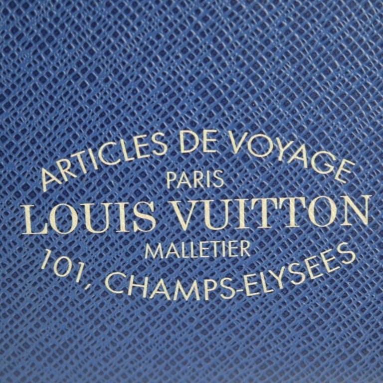 Buy Free Shipping Authentic Pre-owned Louis Vuitton Taiga Cobalt