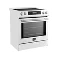 thumbnail image 2 of Forno Donatello Espresso 30-Inch Slide-In White Induction Range, Convection Oven, 5 Cooking Zones, Touch Control Panel, 2 of 7