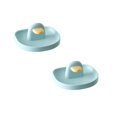 thumbnail image 1 of Oleegame 2PC Spoon And Lid Rest Spoon Holder For Kitchen Counters Multiple Non Slip Heat Kitchen Gadgets With Drip Pad Blue, 1 of 3