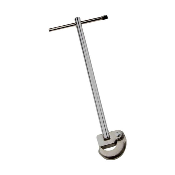 Colaxi 12" Basin Wrench Basin Wrench Tub Drain Remover Home 12in Portable 3/8'' to 1-1/4'' Basin Spanner Tap Nut Spanner Sink Wrench