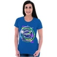 thumbnail image 3 of Airbrushed NASA We Out There Spaceman Women's T Shirt Ladies Tee Brisco Brands S, 3 of 5