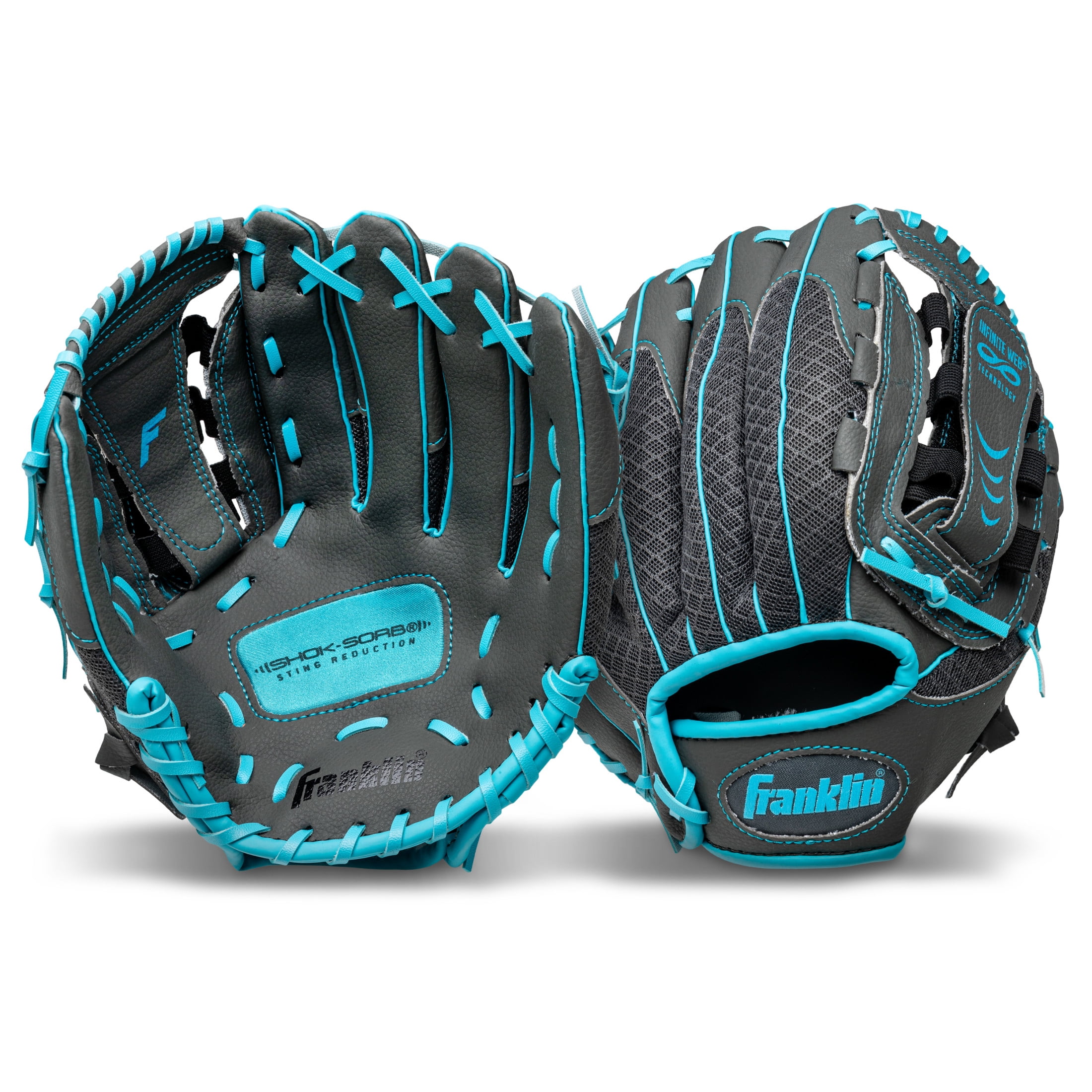 Franklin Sports Shok Sorb Kids Baseball + Teeball Glove - Youth