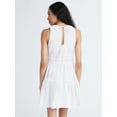 thumbnail image 2 of Free Assembly Women's Sleeveless Smocked Cotton Mini Dress with Back Tie, Sizes XS-XXL, 2 of 4