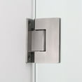 thumbnail image 3 of Aston SDR960F-SS-5727-10 72 x 57 x 0.38 in. Belmore GS Frameless Hinged Shower Door with Frosted Glass & Glass Shelves, Stainless Steel, 3 of 7
