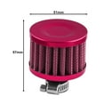 thumbnail image 5 of SPRING PARK Air Filter Modification 12mm Universal Small Mushroom Head Cold Air Intake Filter Crankcase Vent Valve Breather Filter for Cars Motorcycles, 5 of 7