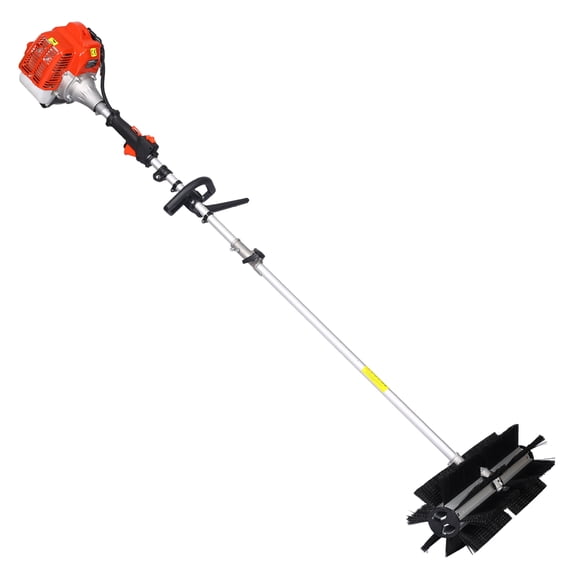 snow sweeper GASOLINE POWERED BROOM SWEEPER,52CC 2 STROKE ,BROOM BRUSH 24x9" EPA