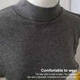 thumbnail image 2 of ZheElen False Collar Detachable Breathable Sleeveless Cotton Knitting High-necked Design Perfect Matching Locking Collar for Sweaters Red Red, 2 of 6