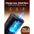 thumbnail image 3 of Molinillo de café Lamido eléctrico portátil con fresas de 2000 mAh, 3 of 8