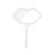 thumbnail image 2 of Espejo De Plástico 1Pcs 6.29x4.72" Handheld Lip Shape Mirror Portable Makeup Mirror for Purse Travel Cosmetic Touch Up in White JASKFLY, 2 of 8