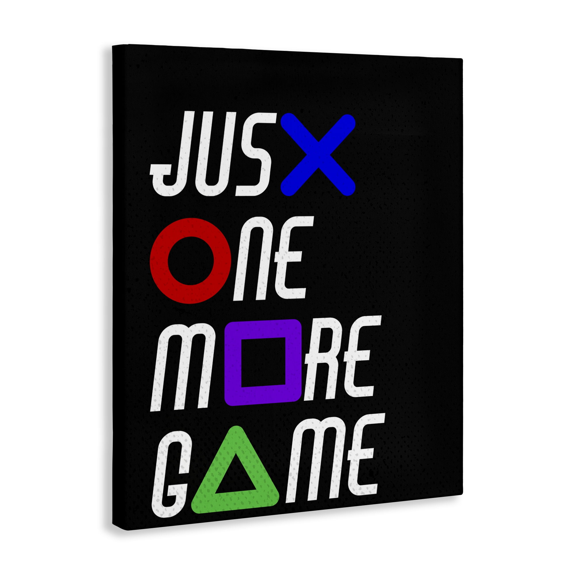 One More Game with Symbols Canvas Wall Art, design by Kim Allen
