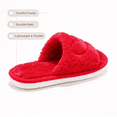 thumbnail image 7 of ATENAR Slippers for Women,Slippers Women,Women's Slippers,Cozy,Open Toe,Soft,Red,9-9.5, 7 of 7