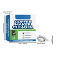 thumbnail image 3 of Cagogo Coffee Machine Cleaner, Descaling Tablets Effervescent Cleaning Sheets, Coffee Maker Descaler Removes Limescale Stains, Compatible With Delonghi, Automatic Espresso Machine Cleaning Kit,, 3 of 9