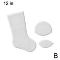 thumbnail image 1 of Handmade Christmas Stocking Template Kit DIY Christmas Acrylic Quilting I8G0, 1 of 9