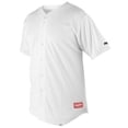 thumbnail image 2 of Rawlings Adult Short Sleeve Jersey | White | SML, 2 of 4
