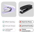 thumbnail image 5 of Marsrock Effortless Stapler for Desk,40-50 Sheet Capacity, 2000 Staples, 1-Touch Stapling,Heavy Duty and Magnetic Staple Remover, Purpler, 5 of 9