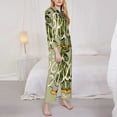 thumbnail image 4 of Bingfone Womens Pajama Sets Dinosaur Print,Long Sleeve Loungewear Pajamas Set-Xx-Large, 4 of 9