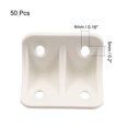 thumbnail image 2 of Unique Bargains Shelf Furniture Door 90 Degree Plastic Corner Braces 36x24x24mm Angle Bracket, 50Pcs, 2 of 4