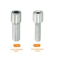 thumbnail image 3 of Uxcell M10 to M6/M8 30mm Long Double Male Threaded Reducer Bolt Screw Fitting Adapter 10 Pack, 3 of 5