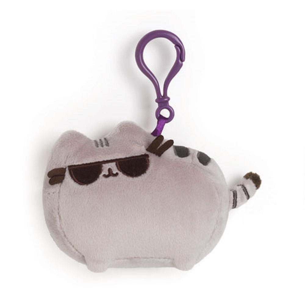 Gund Pusheen Chef Plush Backpack Clip Keychain Cat Emoji New 