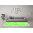 thumbnail image 3 of Ahgly Company Indoor Rectangle Abstract Green Modern Area Rugs, 2' x 5', 3 of 4