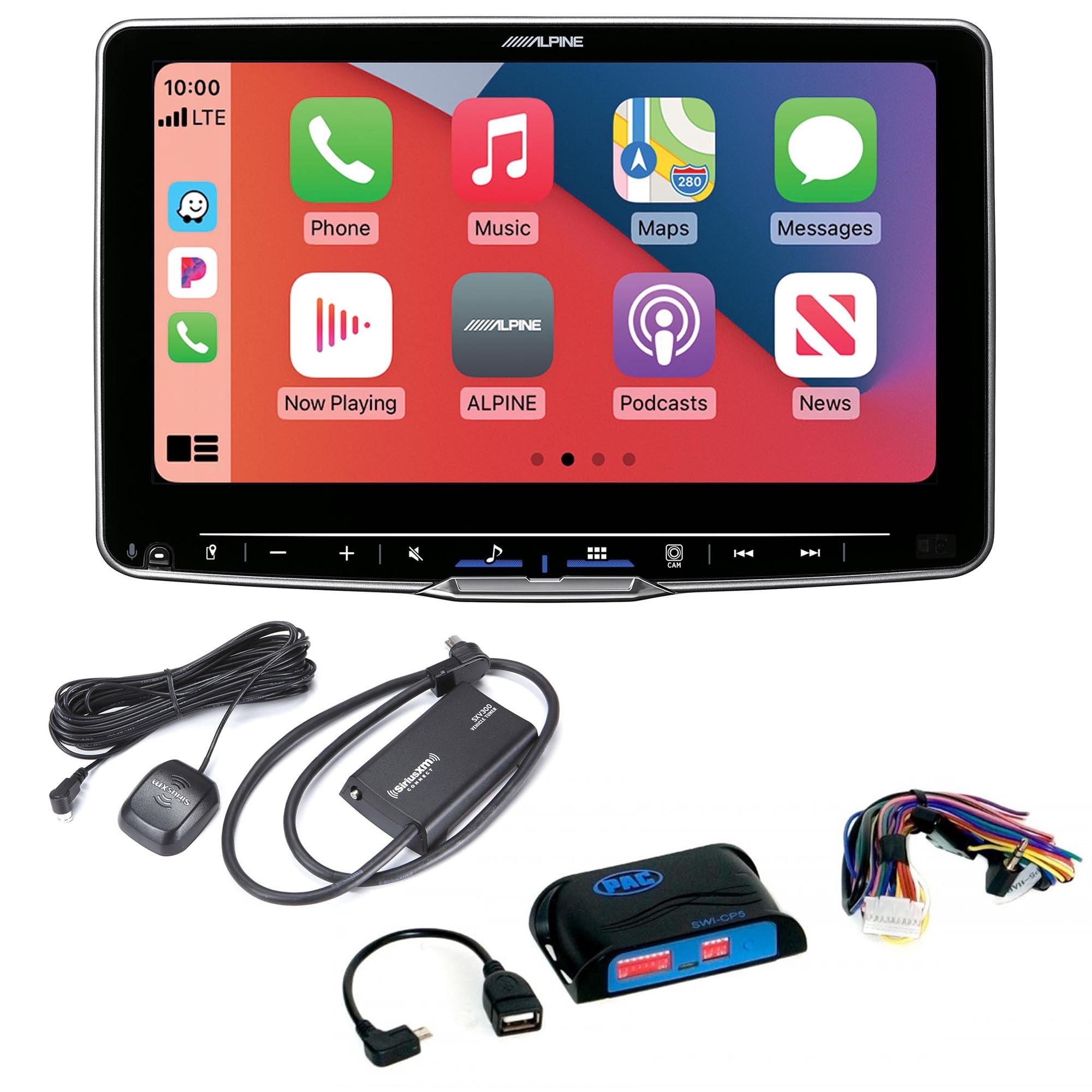 Alpine X009-U - Navigation system - display - 9