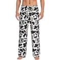 thumbnail image 1 of Fotbe Cow Pantalones de Pijama para Hombre, Pantalones de Dormir, Pantalones de Casa con Cintura Ajustable y Bolsillos-Medium, 1 of 6