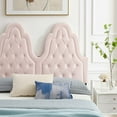 thumbnail image 4 of Modway Alexandria Tufted Performance Velvet Twin Platform Bed in Pink, 4 of 10