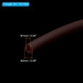 thumbnail image 2 of Uxcell Rubber Cord Tube, 16ft Hollow Tubing 2mm OD 1mm ID for DIY Craft, Brown, 2 of 6