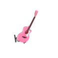 thumbnail image 2 of Baohd Modèle de Guitare Classique Mini Rose avec Présentoir 1/6 Fournitures Support en Bois, 2 of 6