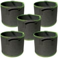 thumbnail image 1 of Bolsas de Cultivo, Bolsas para Plantas de jardín 5 * 10 galones/40 L Transpirables no Tejidas con Asas, 1 of 5