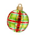thumbnail image 3 of Globo de látex navideño de 60 cm, globos de confeti dorados, verdes y rojos para decoración de fiestas de Navidad y Año Nuevo, 3 of 5