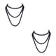 thumbnail image 4 of Gargantilla de perlas Sonducket Joyería estética exquisita Negro 2Conjunto, 4 of 6