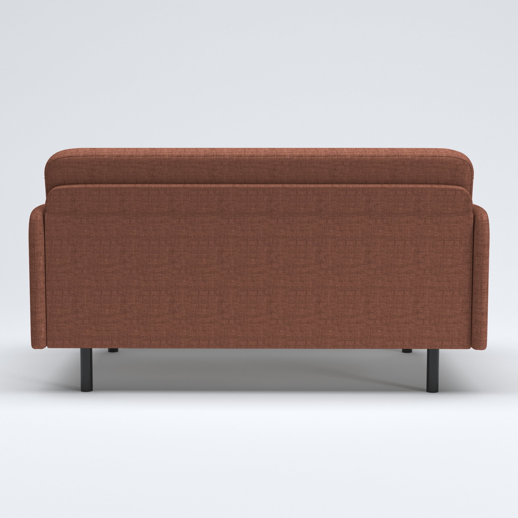 Artdeco Home Metro Loveseat - Modern Living Room Loveseat Sofa, Two-Seater Settee, Upholstered Corduroy Fabric Armchair, Love Seat Sofa Chair with Wood Legs for Bedroom/Office/Reading Spaces