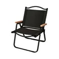 thumbnail image 1 of ziyahi Sturdy Foldable Chair For Camping Built To Withstand Rough Terrain Foldable And Easy To Store black Large size, 1 of 6