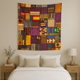 thumbnail image 2 of Kente Cloth Traditions Wall Tapestry for Bedroom by DC | African American Tapestry Wall Hanging & Aesthetic Decor for Dorm, Living Room, Picnic & Home | 36"x48", 2 of 7