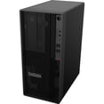 thumbnail image 3 of Lenovo ThinkStation P340 Desktop Tower Computer, Intel Core i7, 16GB RAM, 512GB SSD, Windows 10, Black, 30DH00JEUS, 3 of 4