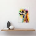 thumbnail image 2 of Meerkat Multicoloured Portrait Watercolour Painting Unframed Wall Art Print Poster Home Decor Premium, 2 of 4
