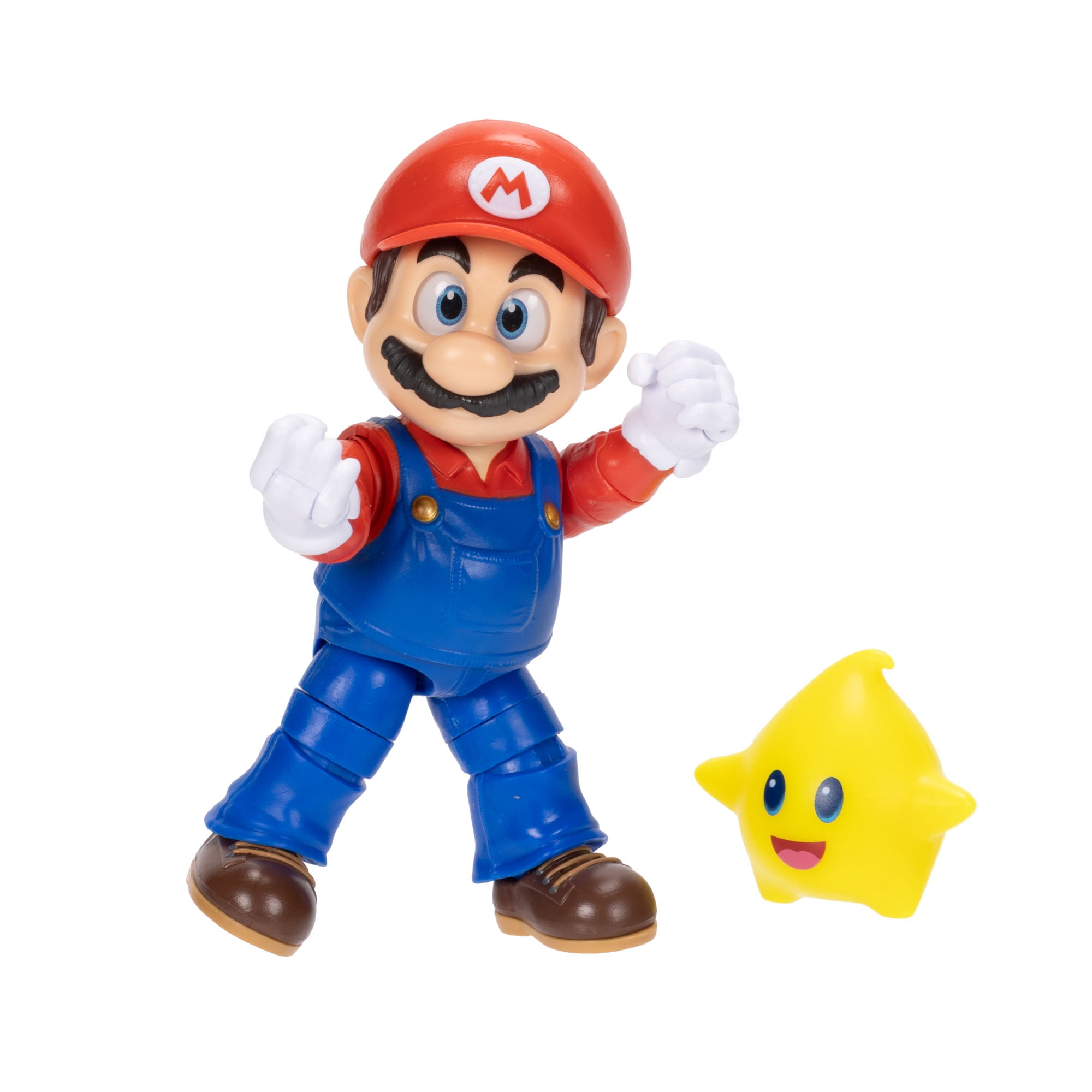 The Super Mario Galaxy Movie - 5 inch Action Figure Series – Mario Figure with Luma Star Accessory