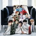 thumbnail image 2 of GOT7 YuGyeom Blanket Soft and Comfortable Warm Fleece GOT7 YuGyeom Throw Blankets Beach blanket Decoration Gift for Decor Living room dormitory Picnic Yoga Sofa Bed Camping Travel All Season, 2 of 6