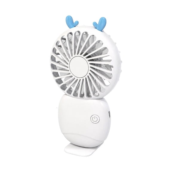 ZELVINN Desk Cooling Fan Portable USB Rechargeable Fan for Bedside Dorm and Commute Carry with Compact Base for Warm Weather