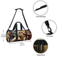 thumbnail image 5 of Turtle Multi-functional Sports Bag with Interior Zipper Pocket, Size 17.7 Inches - Swim, Carry on, Yoga, Shoe Bag", 5 of 6